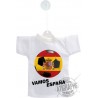 Football Mini T-Shirt - Vamos España - pour voiture