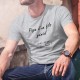 Papa d'un fils génial, et toi, c’est quoi ton Super Pouvoir ? ★ T-Shirt décontracté homme