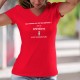 Donna cotone T-Shirt - Infirmière ❤ la femme presque parfaite ❤