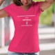 Donna cotone T-Shirt - Infirmière ❤ la femme presque parfaite ❤
