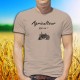 Agriculteur, What else ? ★ T-Shirt humoristique mode homme illustré d'un vieux tracteur (old Timer) et inspiré de ★ George ★