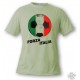 Women's or Men's Soccer T-Shirt - Forza Italia, Alpine Spruce