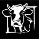Testa di mucca Holstein ★ Sticker ★ Adesivo per Automobile