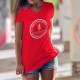 Aussi vite que possible ✚ Frauen Mode Baumwolle T-Shirt