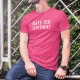 Men's Fashion cotton T-Shirt - Hâte-toi lentement ★