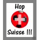 Sticker autocollant - Hop Suisse (ballon de football suisse)