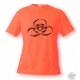 T-Shirt - BioHazard - für Herren oder Frauen, Safety Orange