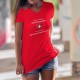 En Suisse on va au bistrot aussi vite que possible ✚ Frauen Mode Baumwolle T-Shirt