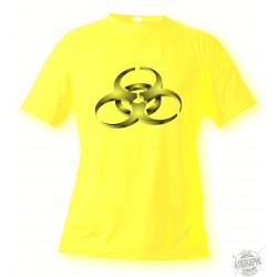 Women's or Men's T-Shirt - BioHazard, Safety Yellow