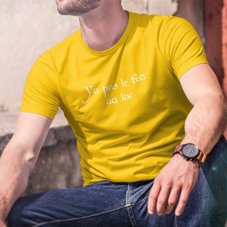 Baumwolle T-Shirt - Ya pas le feu au lac