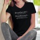 Déconfinez-moi... ❤ mais pas trop vite, pas tout de suite ❤ T-Shirt coton dame inspiré de "Déshabillez-moi" de Juliette Gréco