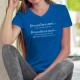 Women's cotton T-Shirt - Déconfinez-moi... ❤ mais pas trop vite ❤