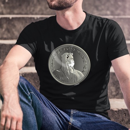 Wilhelm Tell OP-Maske ✚ Helvetia ✚ Herren-Baumwoll-T-Shirt