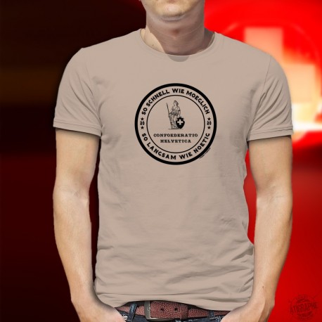 So schnell wie moeglich ✚ Confederazione elvetica ✚ Uomo T-Shirt