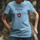 Suissesse, What else ? ✚ Quoi d'autre ? ✚ T-Shirt décontracté dame inspirée de Georges Clooney