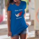 Women's cotton T-Shirt - Fière d'être ❤ Valaisanne ❤