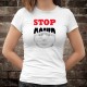 STOP COVID ✪ masque chirurgical ✪ T-Shirt dame pour le déconfinement, inspiré  de la campagne STOP SIDA