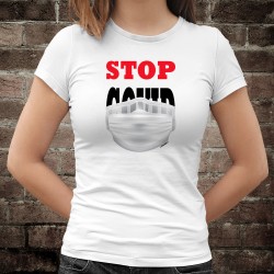 STOP COVID ✪ chirurgische Maske ✪ Damenmode T-shirt
