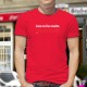 Men's Fashion cotton T-Shirt - Lave-toi les mains ★ Cochon !!! ★