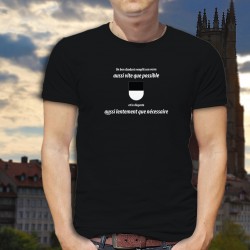 Un dzodzet remplit son VERRE aussi vite que possible ✚ Herren-Baumwoll-T-Shirt