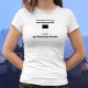 Women's fashion T-Shirt - Une dzodzette remplit son VERRE aussi vite que possible ❤