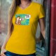 Gardez vos distances ! ✪ T-Shirt coton dame, Coronavirus, distance sociale et gestes barrières