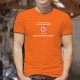 Un bon jurassien remplit son verre aussi vite que possible et le déguste aussi lentement que nécessaire ✚ T-Shirt coton homme