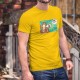 Baumwolle T-Shirt - Gardez vos distances ! ✪ POP ART ✪