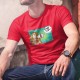 Uomo Moda cotone Vaud T-Shirt - Gardez vos distances ! ✪ POP ART ✪