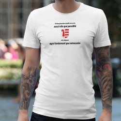 Men's T-Shirt - Un jurassien remplit son VERRE aussi vite que possible ★