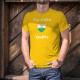 Fier d'être Vaudois ★ écusson du canton de Vaud ★ T-Shirt coton homme