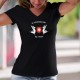 In Switzerland we Trust ✚ Crediamo in Svizzera ✚ Donna cotone T-Shirt, due mucche Holstein