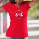 In Switzerland we Trust ✚ Crediamo in Svizzera ✚ Donna cotone T-Shirt, due mucche Holstein
