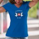In Switzerland we Trust ✚ Holstein-Kühen ✚ Frauen Mode Baumwolle T-Shirt, In der Schweiz vertrauen wir