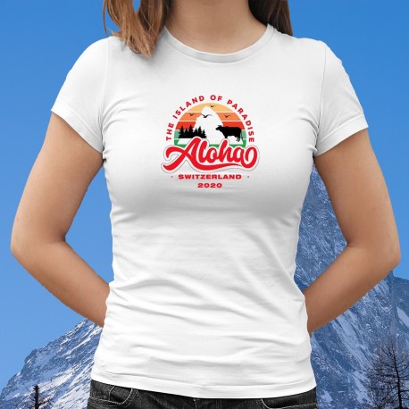 Aloha Switzerland 2020 ❤ The Island of Paradise ❤ Women's fashion T-Shirt