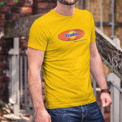 Uomo cotone T-Shirt - Vaudois, bien mieux. Et plus longtemps