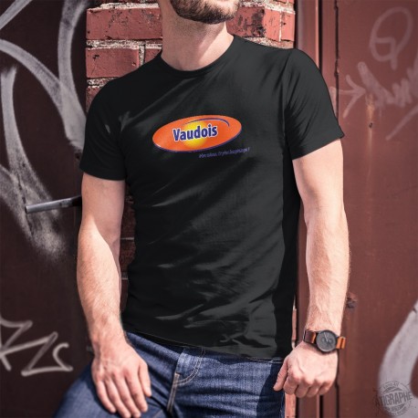 Men's cotton T-Shirt - Vaudois, bien mieux. Et plus longtemps
