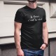 Le Gras, c'est la vie ★ Corpore sano ★ T-Shirt coton homme, phrase culte de Karadoc dans Kaamelott
