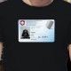 Carte d'identité ✪ Dark Vador ✪ T-Shirt coton homme, pour être reconnu même en portant un masque chirurgical