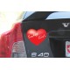 Car Heart Sticker - Sweet Girl