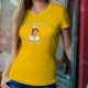 Être infirmière, ça n'a pas de prix ✿ POP ART ✿ T-Shirt coton dame, infirmière tenant une seringue inspirée de la pub Mastercard