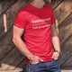 Men's cotton T-Shirt - J'ai arrêté de faire du sport ✪ par la volonté ✪