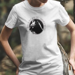 L'amour d'un chat ❤ T-Shirt Donna