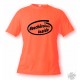 Uomo funny T-shirt - Neuchâtelois inside, Safety Orange
