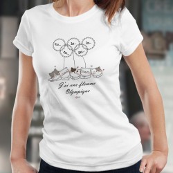 J'ai la flemme olympique ★ chats endormis ★ Frauen T-shirt