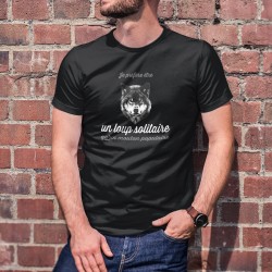 Baumwolle T-Shirt - Loup solitaire ou mouton populaire ? ✪