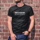 Derrière tout grand homme, il y a une grande flemme ✪ T-Shirt coton homme inspiré d'une phrase culte