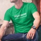 Baumwolle T-Shirt - Derrière tout grand homme ✪ flemme ✪