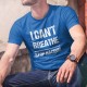 I can't Breathe ✪ STOP RACISM ✪ Men's cotton T-Shirt, Donation to the Foundation against Racism in memory of Georges Floyd