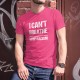 I can't Breathe ✪ STOP RACISM ✪ Men's cotton T-Shirt, Donation to the Foundation against Racism in memory of Georges Floyd